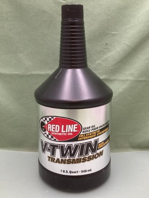 QTY 2 Red Line 42804 V-Twin Transmission Oil, Full Syn 1qt 57-6521 New Genuine