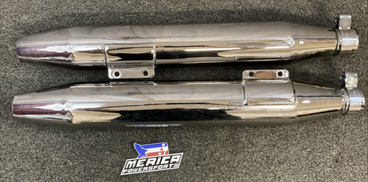 POLARIS 2872391 VICTORY 4" SLIP ON EXHAUST PIPES 1260877 CHROME VMD42C1507