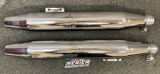 POLARIS 2872391 VICTORY 4" SLIP ON EXHAUST PIPES 1260877 CHROME VMD42C1507