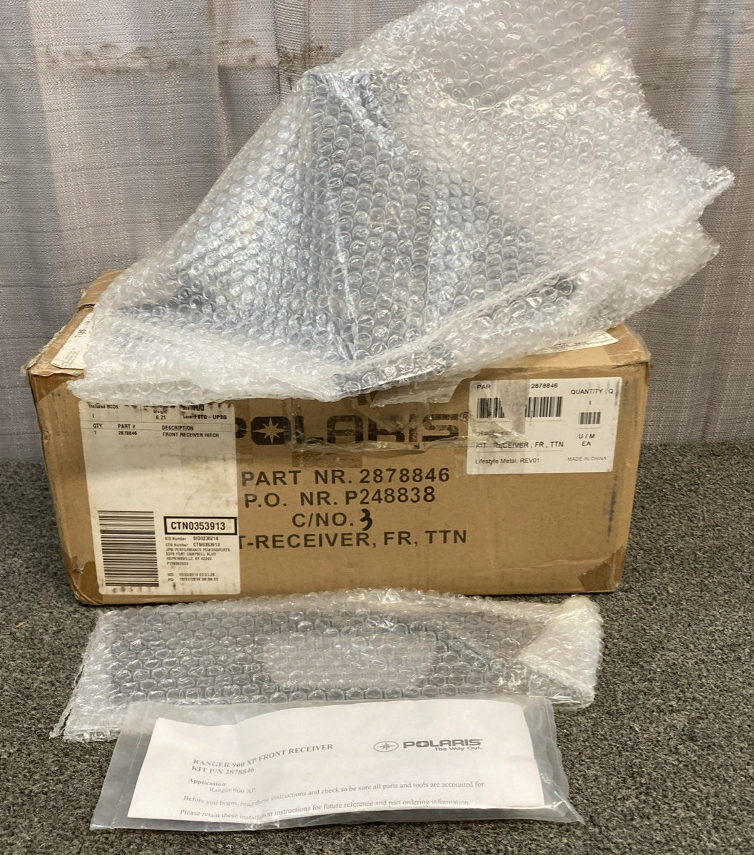 New Genuine Polaris 2878846 KIT RECEIVER FR TTN