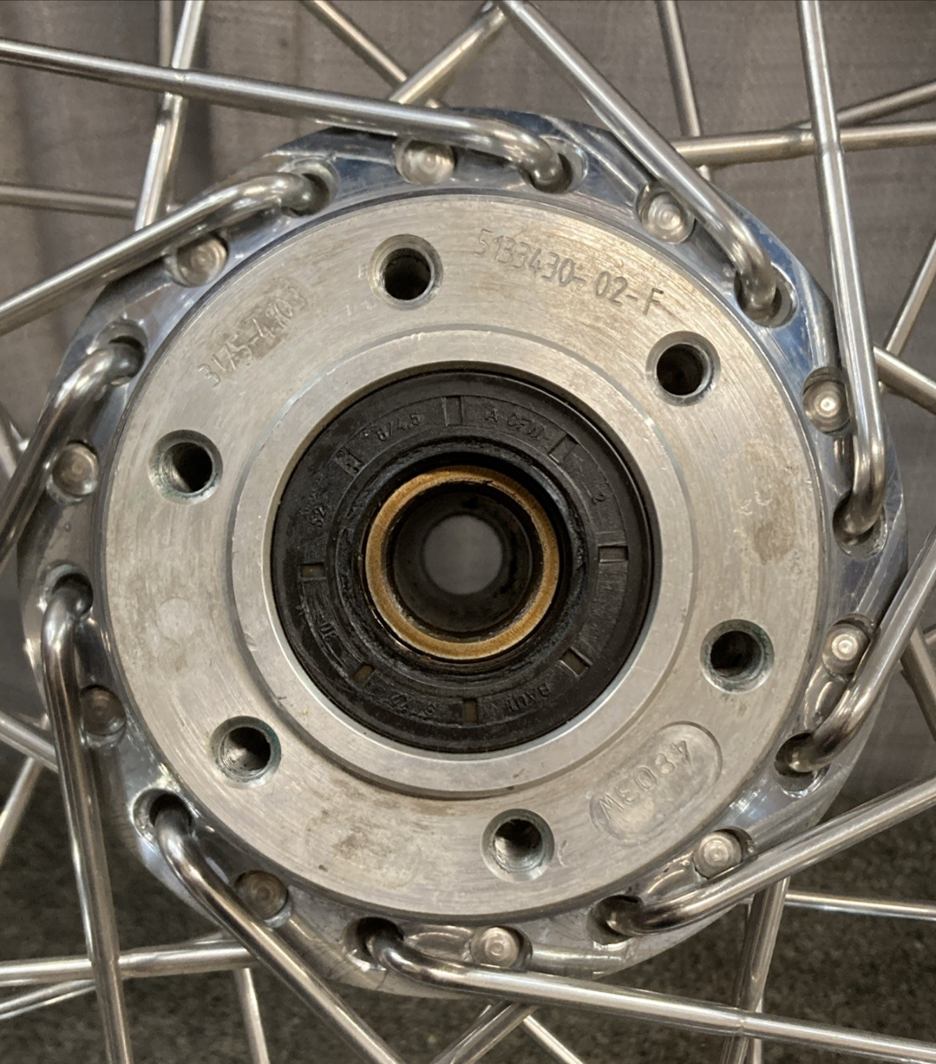 GENUINE VICTORY BEHR 10068-5133870 18XMT5.00 40 SPOKE REAR WHEEL ASSEMBLY CHROME