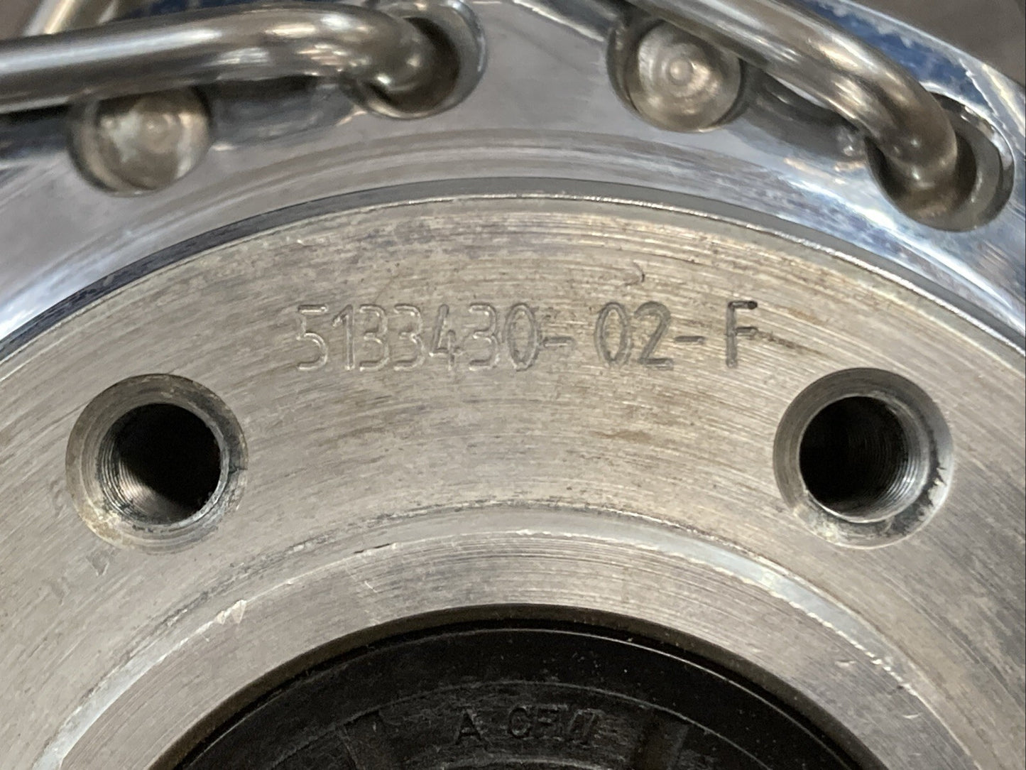 GENUINE VICTORY BEHR 10068-5133870 18XMT5.00 40 SPOKE REAR WHEEL ASSEMBLY CHROME