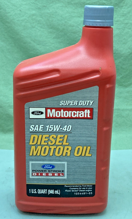 NEW GENUINE FORD 1054481-03 SUPER DUTY SAE 15W-40 DIESEL MOTOR OIL 1 QUART