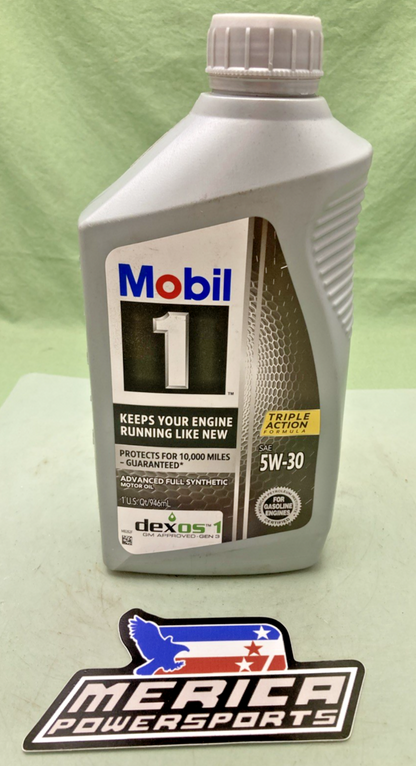 NEW GENUINE MOBILE ONE 5W-30 SYNTHETIC OIL 1 QT. DEXOS