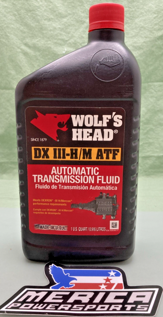 NEW WOLF'S HEAD 92836 DXIII-H/M AUTOMATIC TRANSMISSION FLUID 1QT (0.946LITROS)