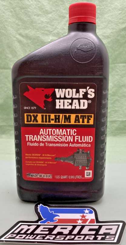 NEW WOLF'S HEAD 92836 DXIII-H/M AUTOMATIC TRANSMISSION FLUID 1QT (0.946LITROS)