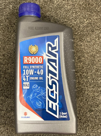 NEW GENUINE SUZUKI 990A0-01E40-01Q ECSTAR R9000 FULL SYN. 10W - 40 ENGINE OIL