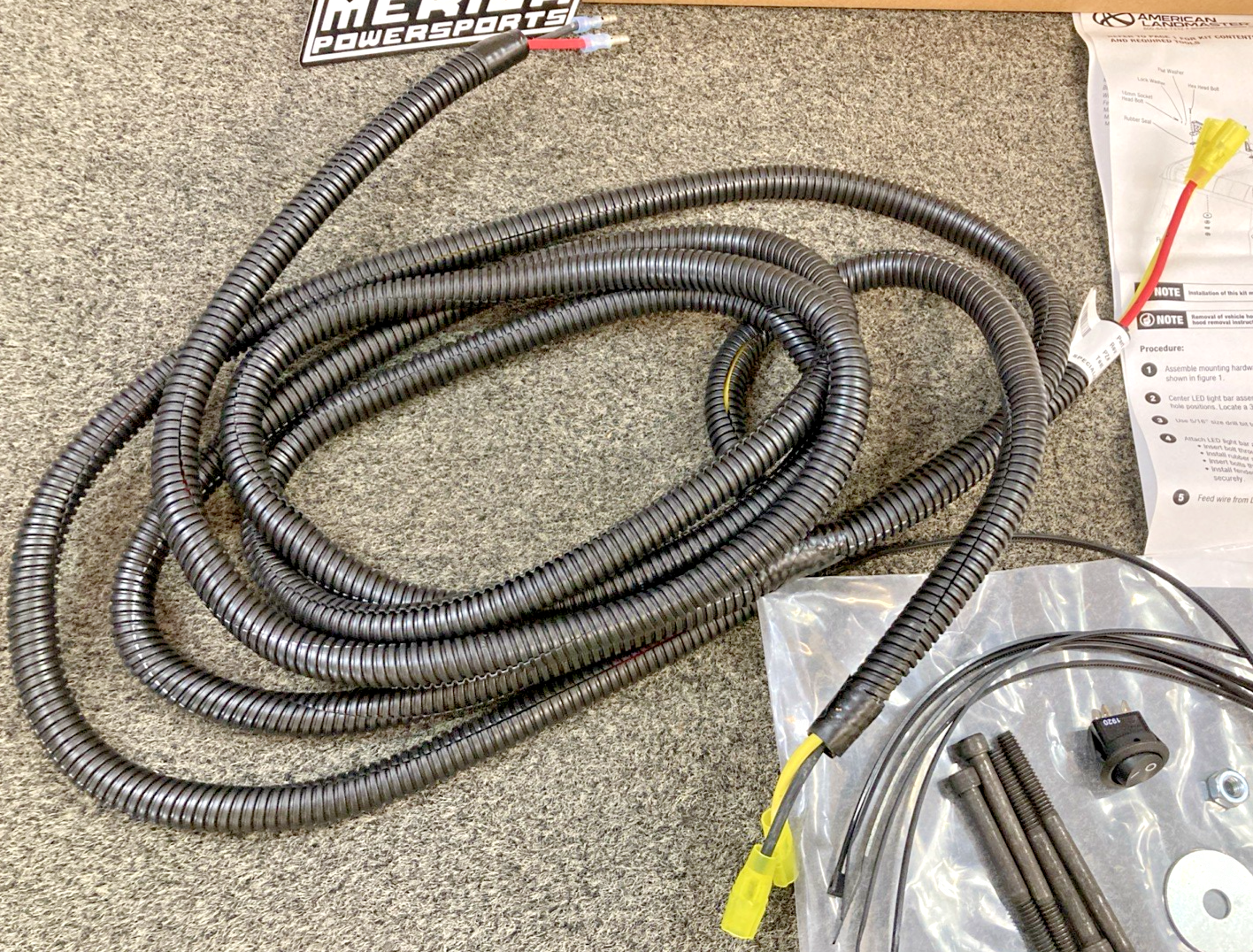 NEW GENUINE AMERICAN LANDMASTER 16129 LIGHT BAR KIT