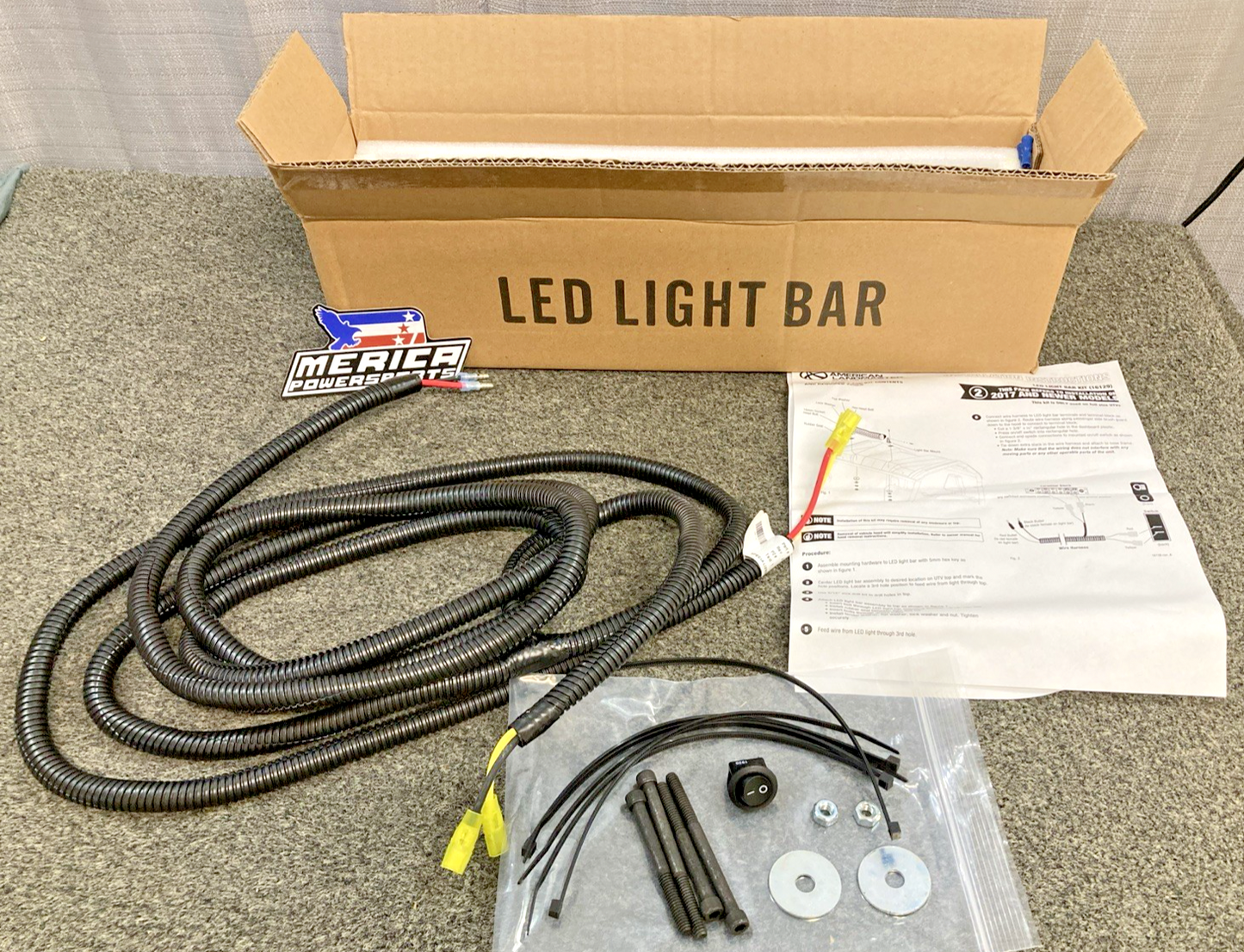 NEW GENUINE AMERICAN LANDMASTER 16129 LIGHT BAR KIT