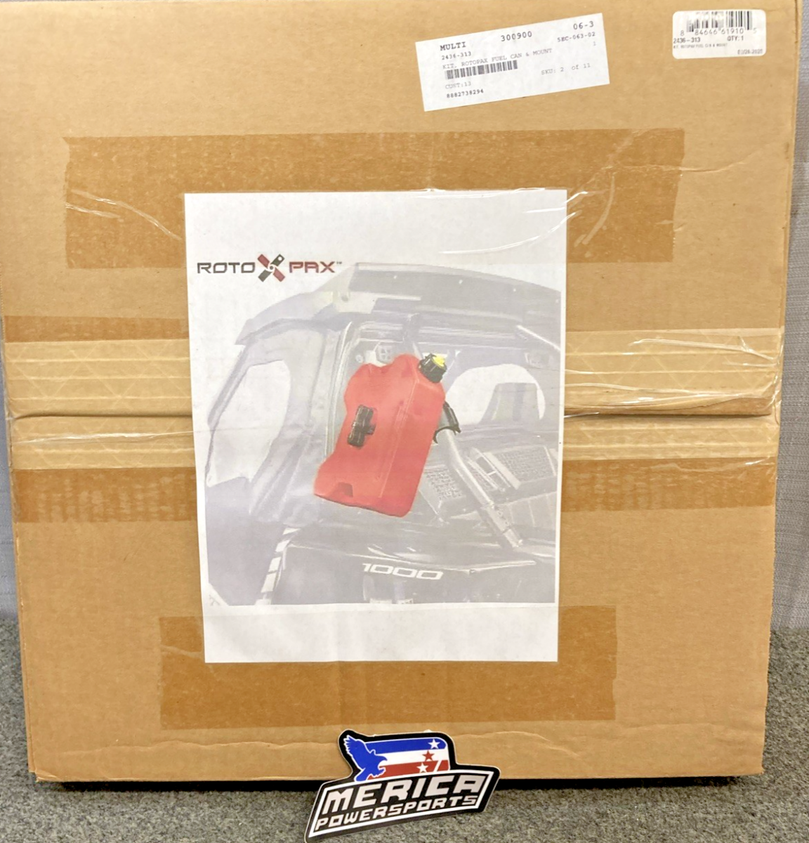 NEW GENUINE ARCTIC CAT 2436-313 RotopaX 1.75-gallon Fuel Can & Mounting Kit