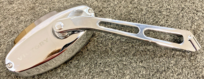 NEW REPLACES POLARIS 2875917 VICTORY MOTORCYCLES, CUSTOM MIRRORS W/LOGO (RH&LH)