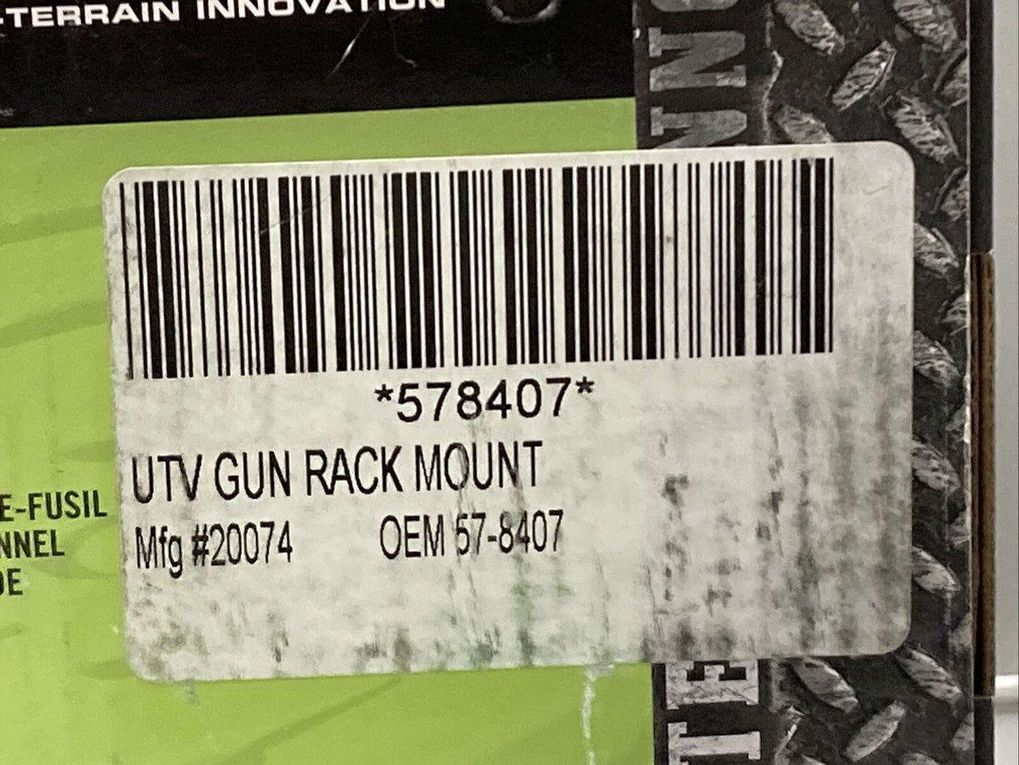 NEW GENUINE KOPLIN 20074 UTV GUN MOUNT RISER PLATE
