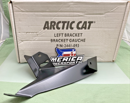 NEW GENUINE ARCTIC CAT 2441-093 BRACKET, LH - WINDGUARD