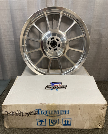 GENUINE TRIUMPH T2005551 16 X 3.00 Wheel Assembly Front America EFI