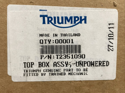 NEW GENUINE TRIUMPH T2351090 Top, Box, Assembly, Unpowered