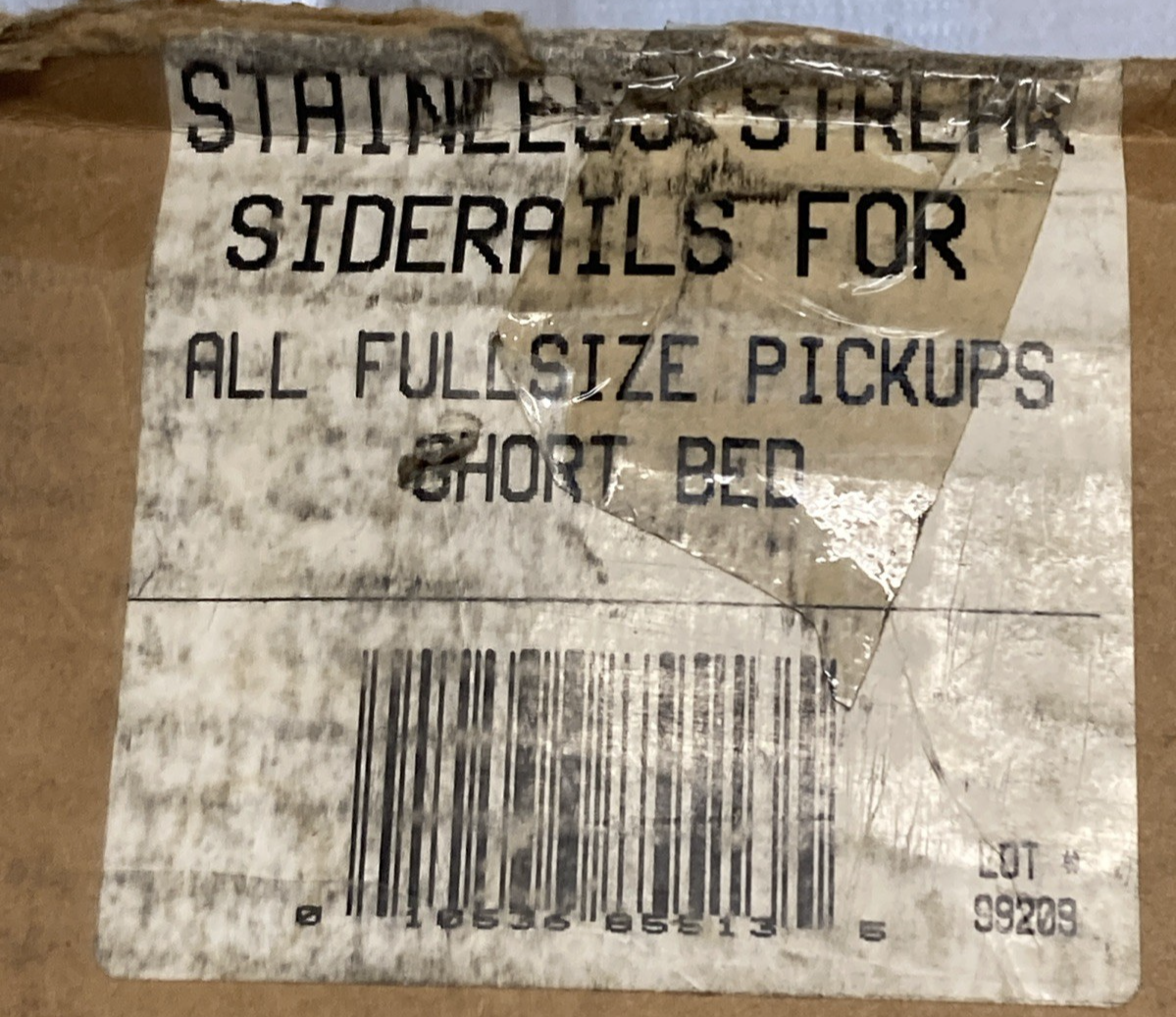 New Genuine PUTCO 85513 STAINLESS STREAK SIDERAILS