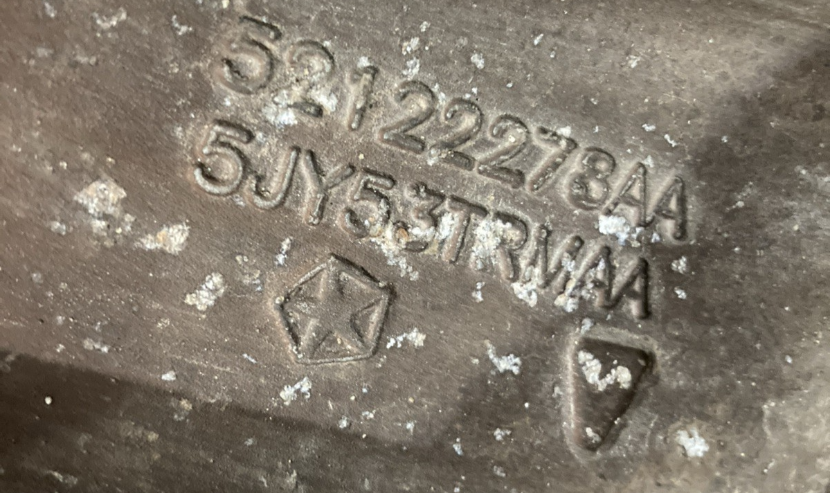 Genuine Dodge 52122278AA Ram 1500 20x9" Rear Wheel