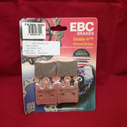 NEW EBC FA369/4HH Sintered Motorcycle Brake Pads Set