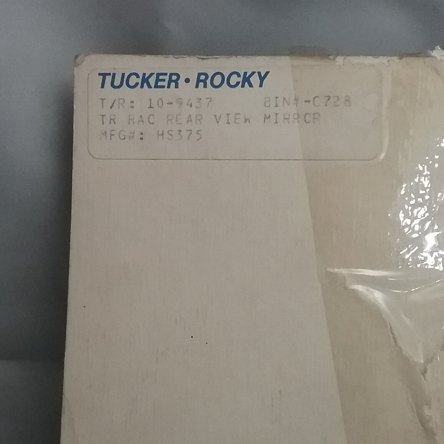 NEW TUCKER ROCKY 10-9437 SIDE VIEW MIRROR