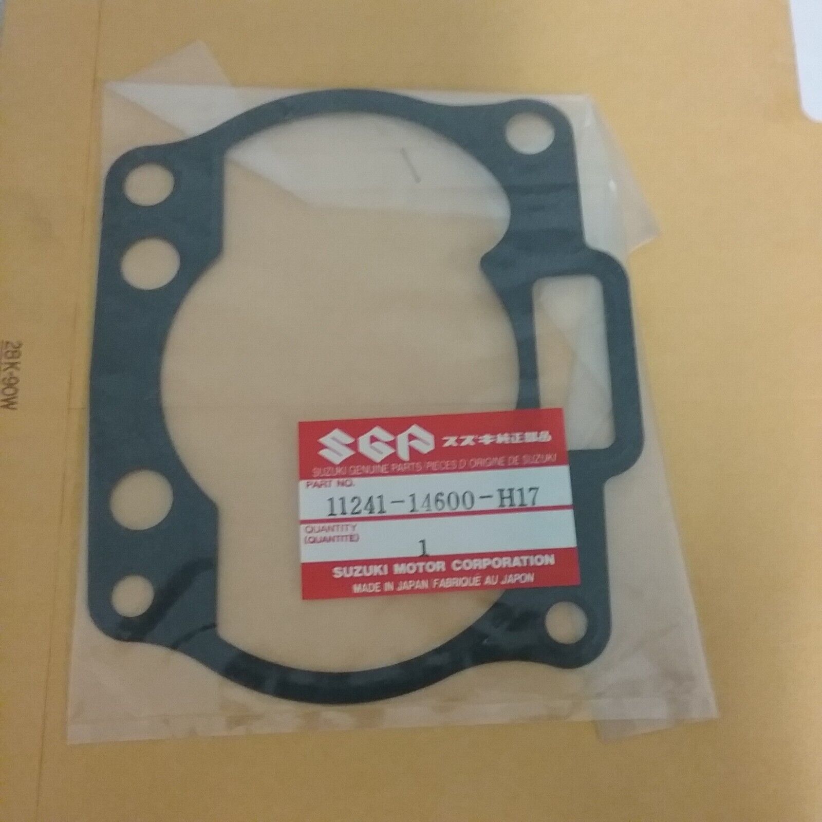 New Genuine Suzuki 11241-14600-h17 Gasket, Cylinder Rm250 1982-1985 