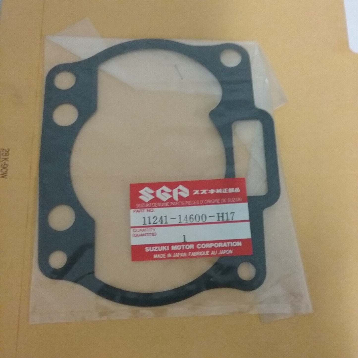NEW GENUINE SUZUKI 11241-14600-H17 GASKET, CYLINDER RM250 1982-1985