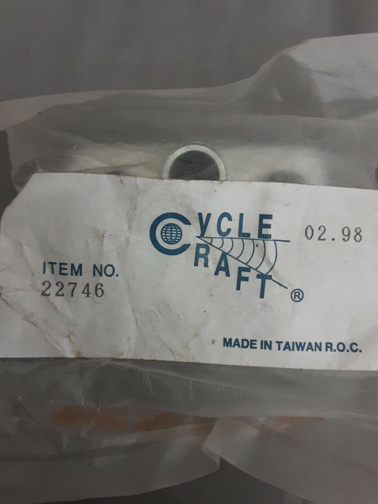 NEW CYCLE CRAFT 81-36-22746 Replacement 14mm petcock mounting flange with O-Ring