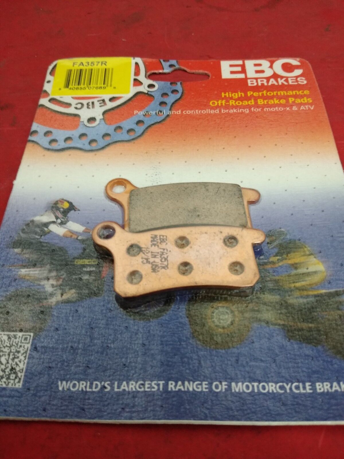 NEW EBC R Series Long Life Sintered Brake Pads FA357R
