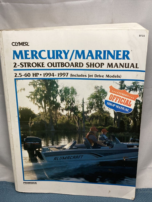 CLYMER MERCURY/MARINER B723 OUTBOARD SHOP MANUAL 1994-1997 024185769804