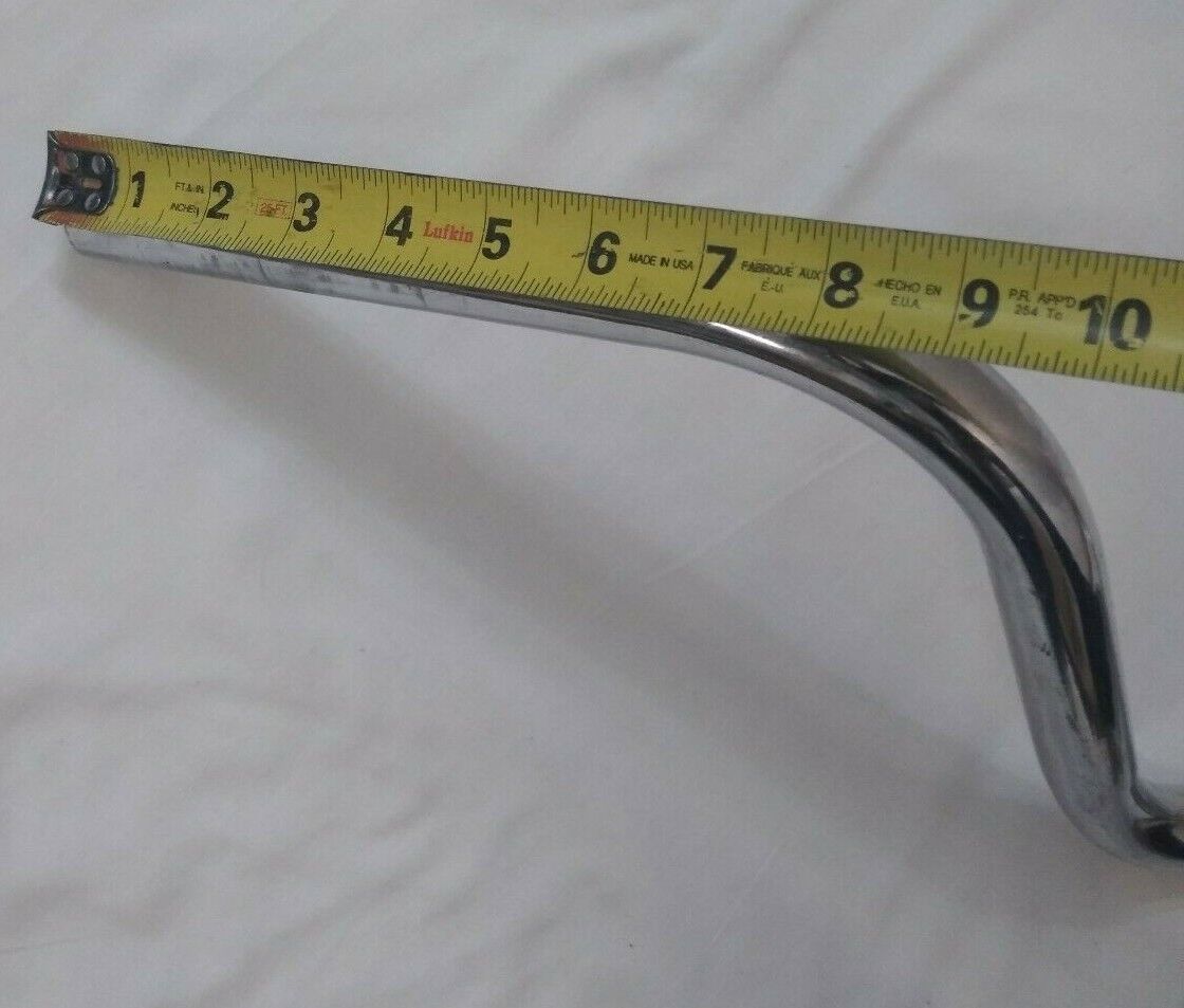 Chrome Motorcycle Handlebars 7/8" Width / 9" Handle Length / Full Length 38"