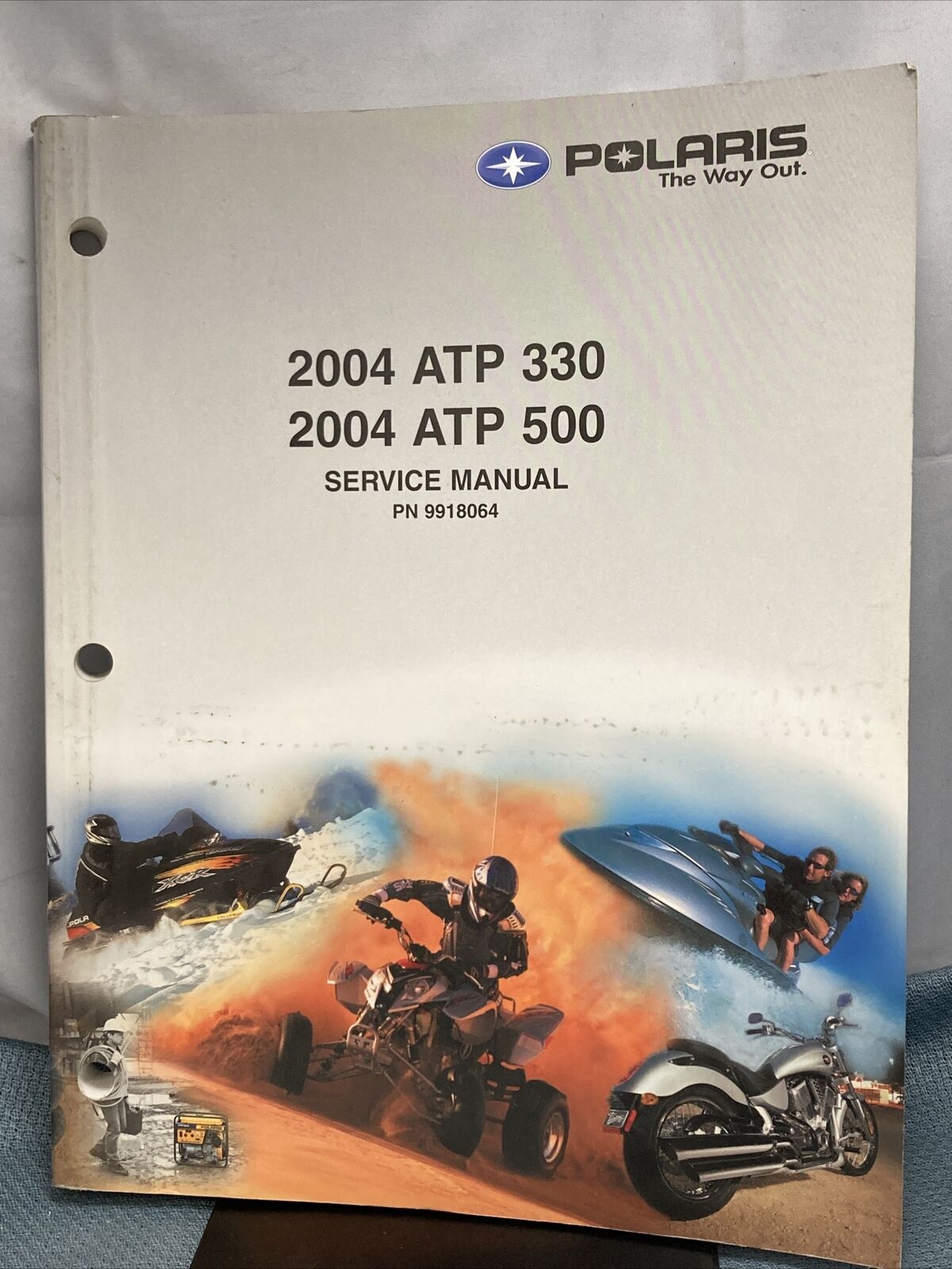 NEW GENUINE POLARIS 9918064 ATP 330/500 SERVICE MANUAL 2004