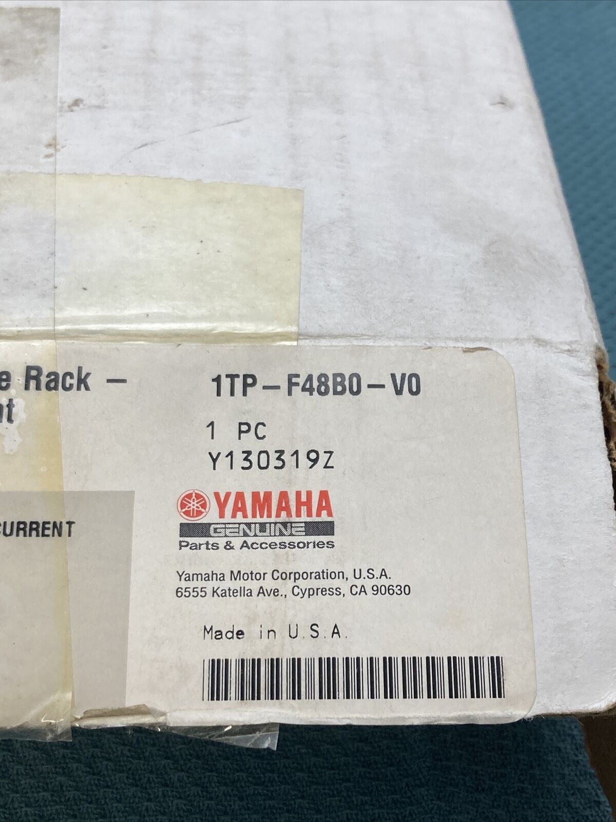 NEW GENIUNE YAMAHA 1TP-F48B0-V0 LUGGAGE RACK *MIDNIGHT