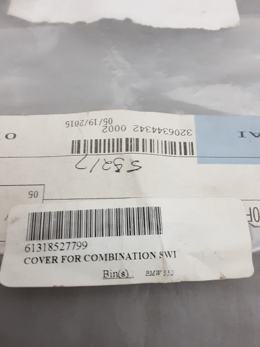 NEW GENUINE BMW 61318527799 COVER FOR COMBINATION SWITCH LEFT