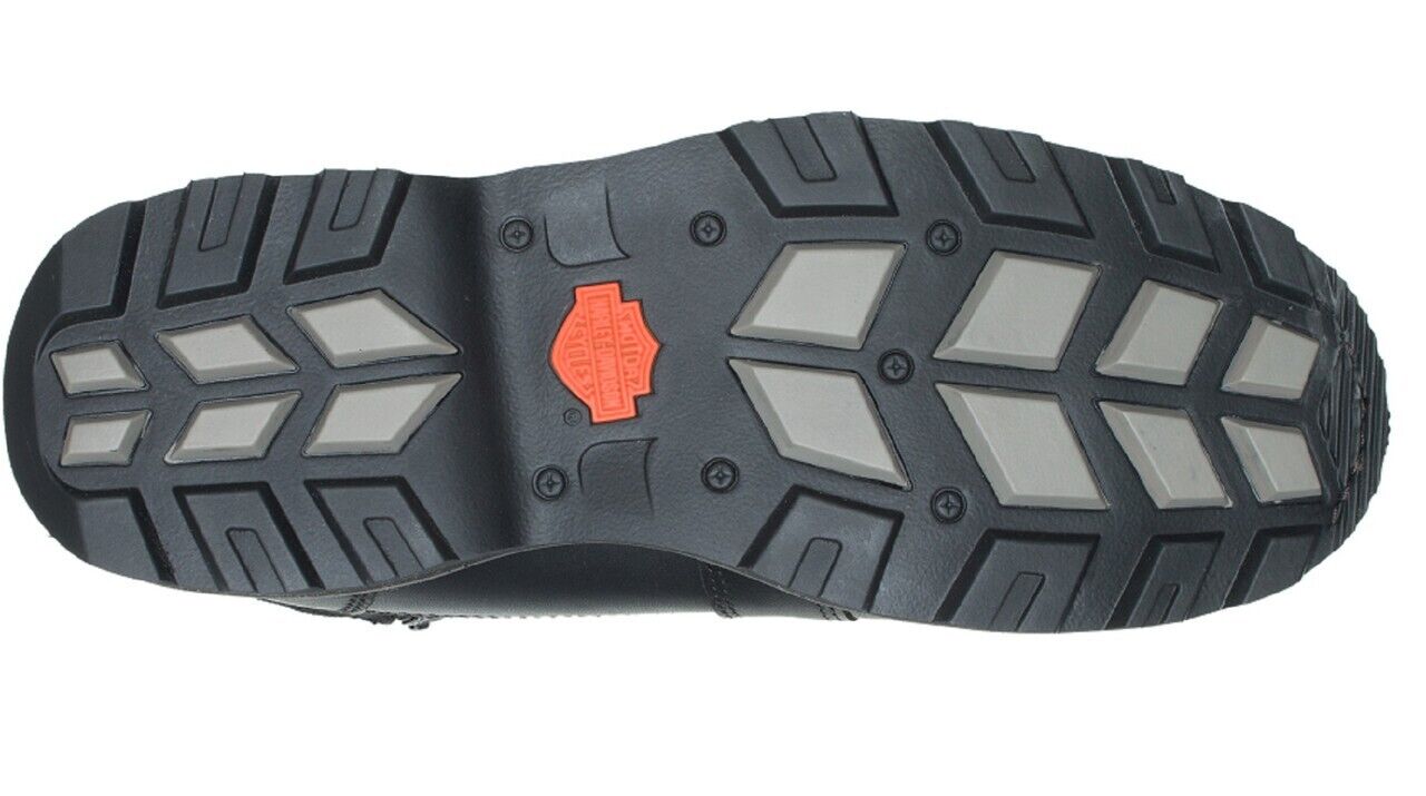 NEW HARLEY DAVIDSON D93681 SIZE 8.5 MEN'S BONHAM SAFETY TOE BLK MOTORCYCLE BOOTS