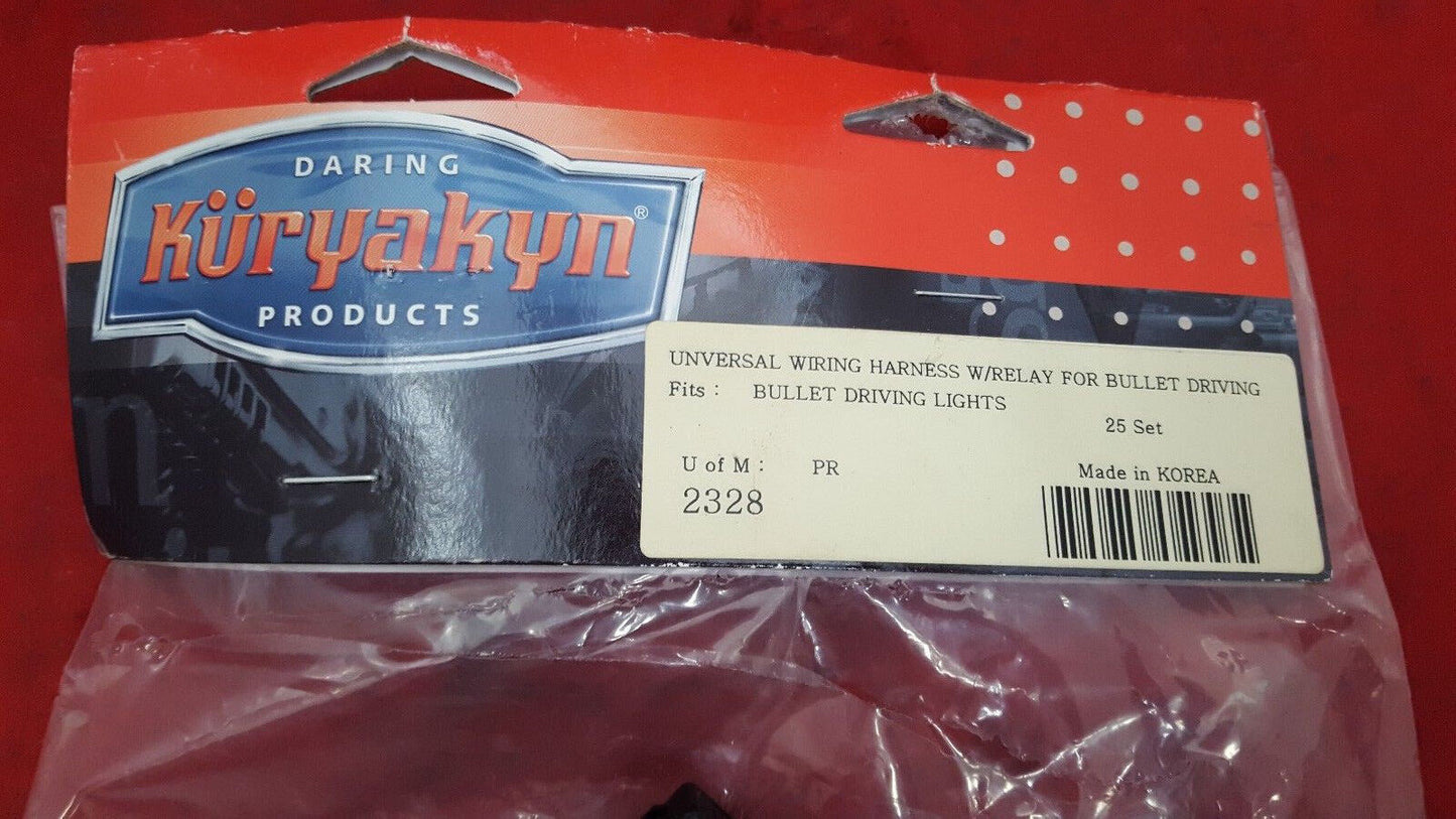 NEW Kuryakyn Universal Driving Light Wiring Relay Kit 2328
