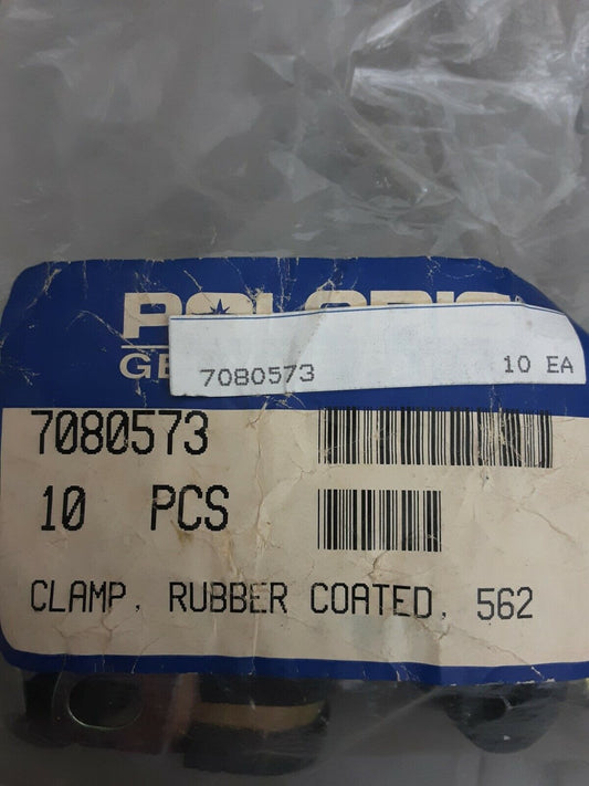 NEW GENUINE POLARIS 7080573 CLAMP, RUBBER-COATED,.562 10 PCS Trail Boss W878027