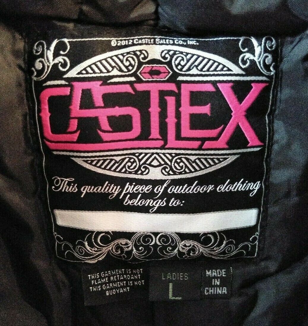 NEW Castle X Fuel Pant Women's Large / 73-4676 / Black / Snowmobile Pants
