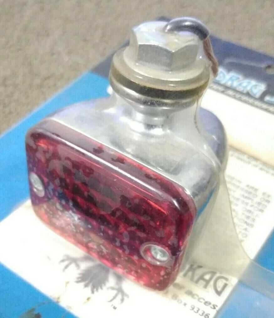 NEW Drag Specialties Mini Baron Light Red / 280170