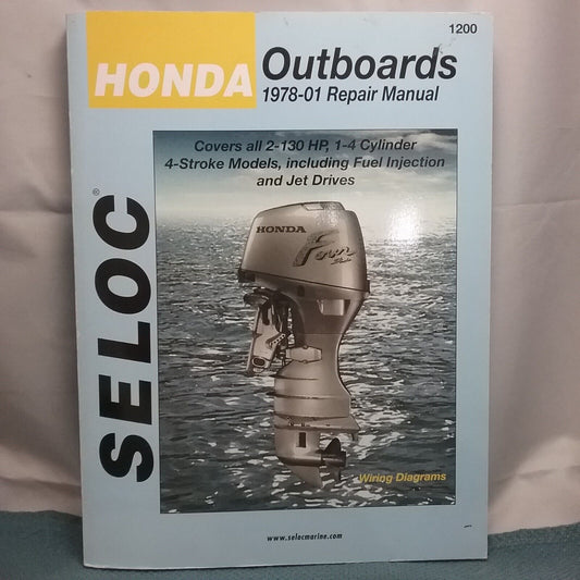 HONDA 1200 OUTBOARDS REPAIR MANUAL 1978-2001 715568012005