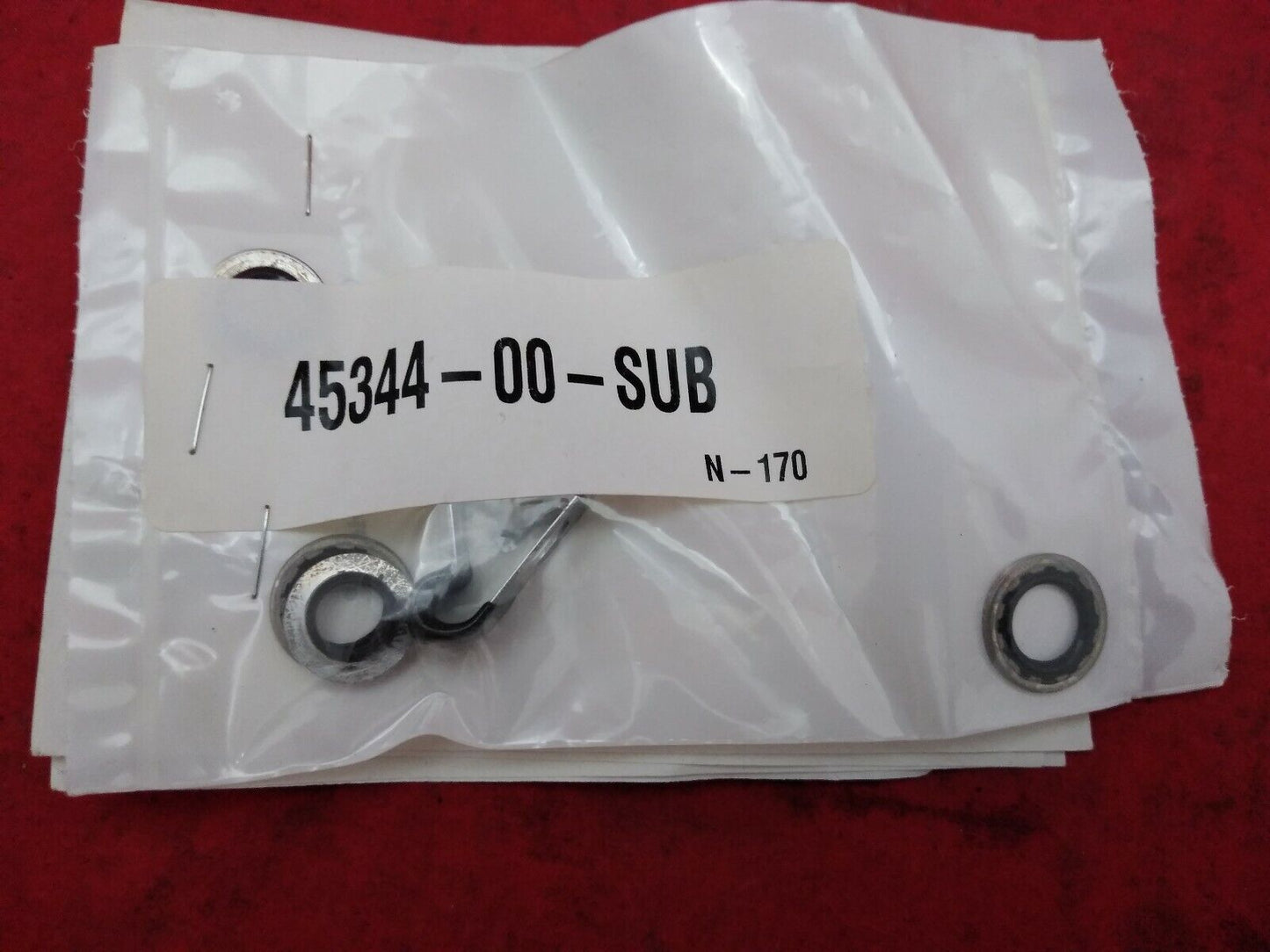 NEW Harley Davidson Softail Black Rubber Brake Line / 45344-00