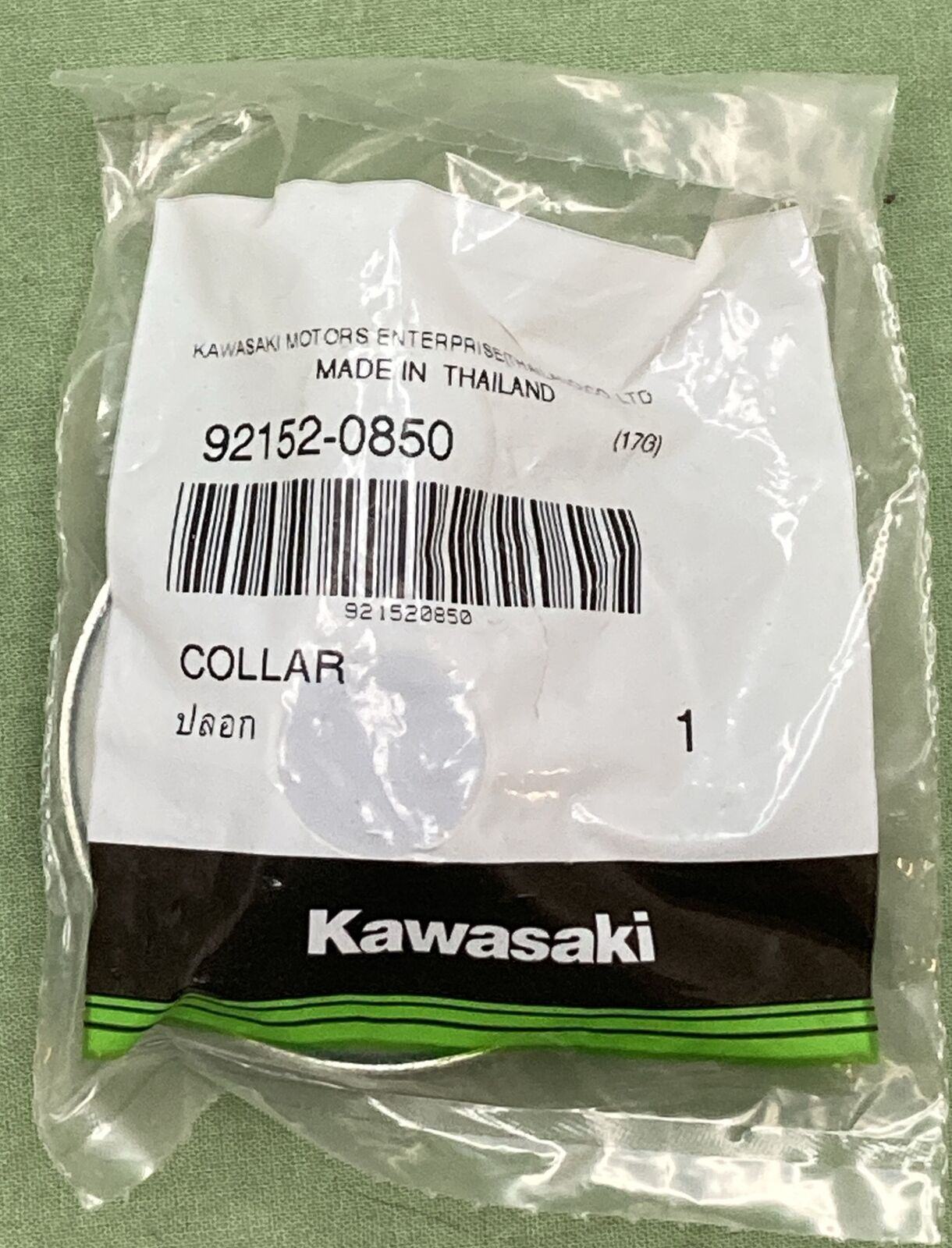 NEW GENUINE KAWASAKI 92152-0850 COLLAR, FRONT HUB