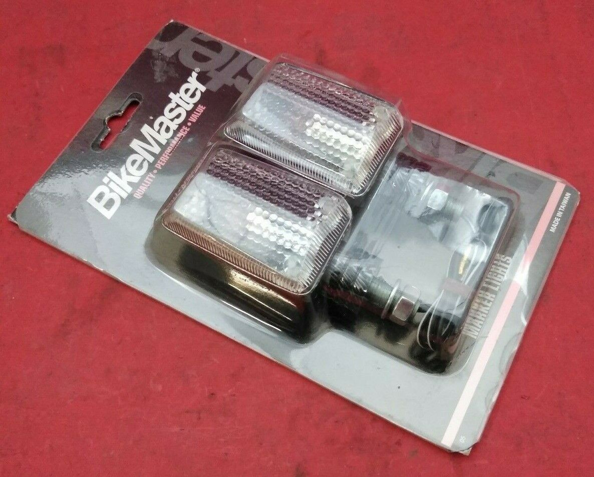 NEW BikeMaster Universal Mini Stalk Marker Light Kit / 26-8041