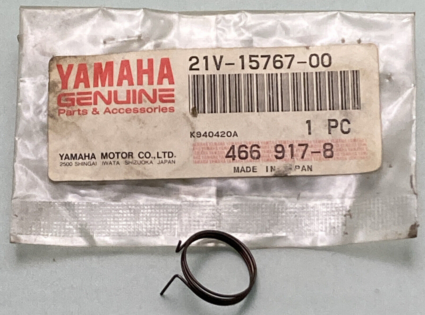 NEW GENUINE YAMAHA 21V-15767-00-00 STARTER SPRING