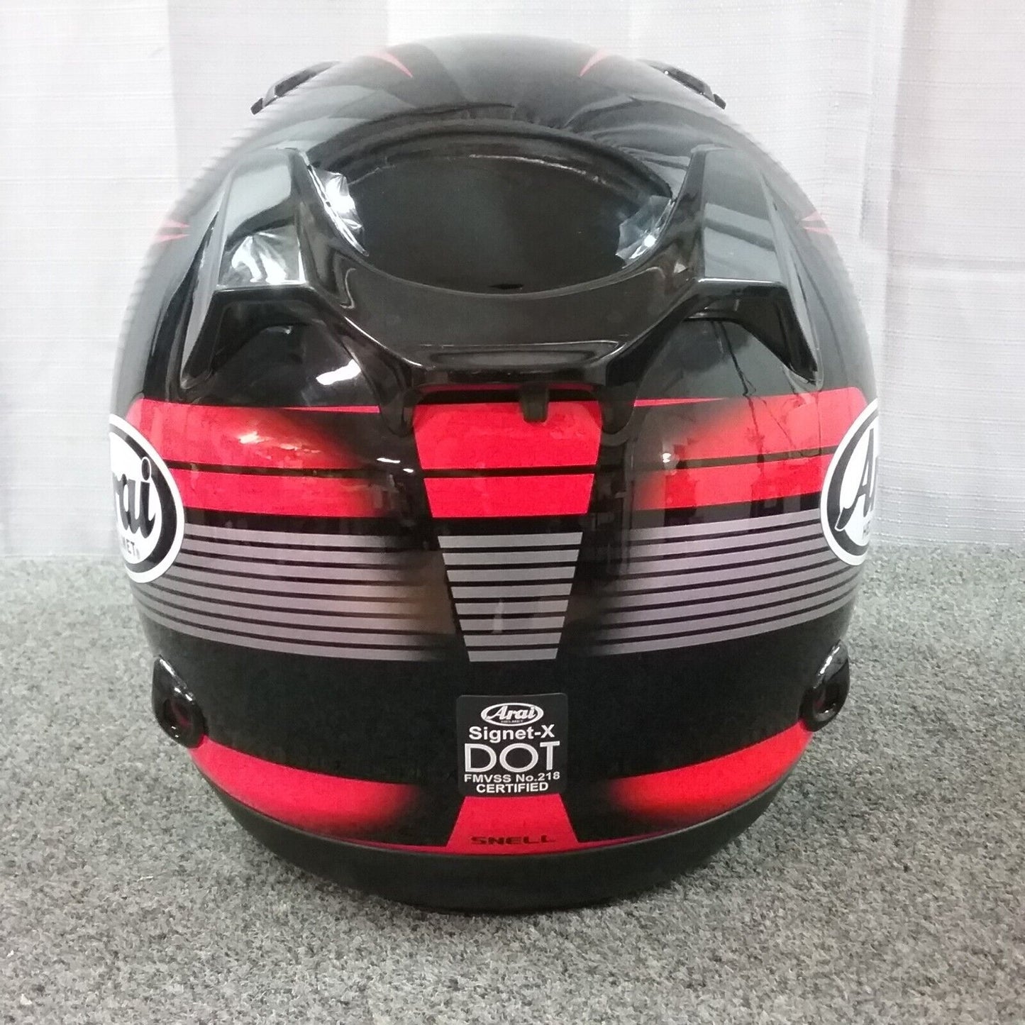 GENUINE ARAI CHASER X TOUGH RED XL 7 1/2-7 5/8