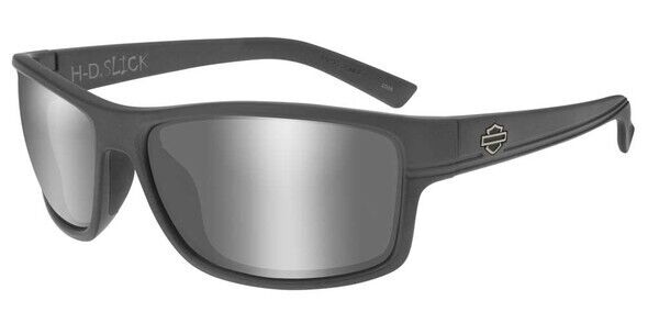 NEW HARLEY DAVIDSON HASLK04 MEN'S SUNGLASSES SILVER FLASH LENS & MATTE GRAPHITE
