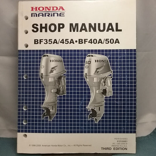 HONDA MARINE BF35A/45A-BF40A/50A SHOP MANUAL THIRD EDITION