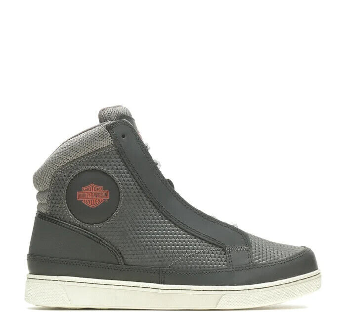 NEW GENUINE HARLEY DAVIDSON D96263 SIZE 8 GREY Vardon Carbon Riding Sneaker