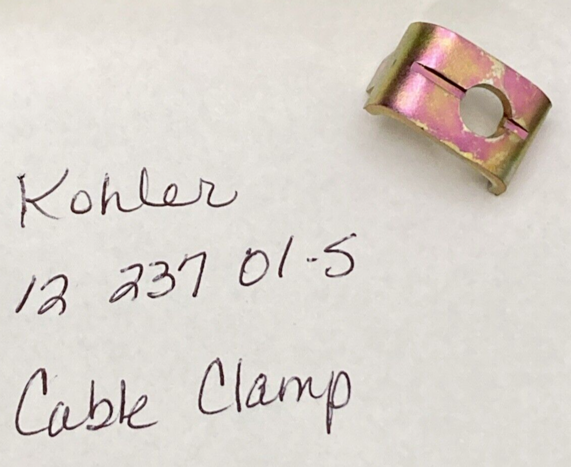 NEW REPLACES KOHLER 12 237 01-S CABLE CLAMP