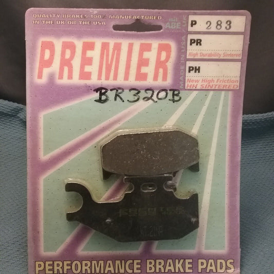 NEW PREMIER P283 SINTERED PERFORMANCE BRAKE PADS - STANDARD