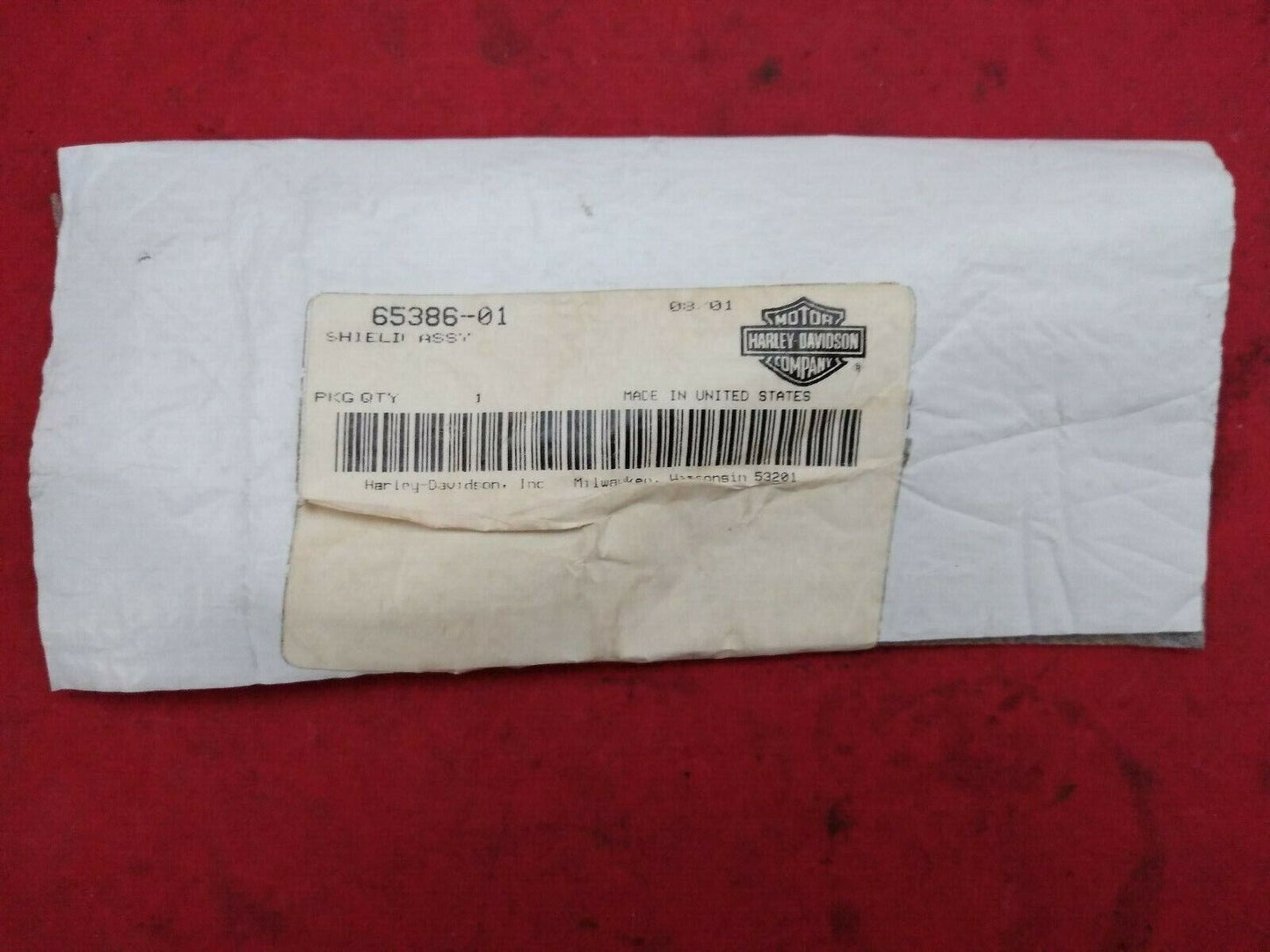 New Harley Davidson HEATSHIELD CROSSOVER FRO / 65386-01
