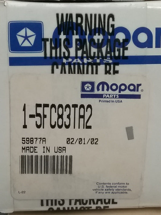 NEW GENUINE MOPAR 5FC83TA2 SILVER BODY SIDE LETTERS RT/LT JEEP WRANGLER 01-06